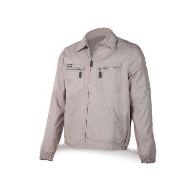 Chaqueta gris poliéster/algodón de 245 g. 48