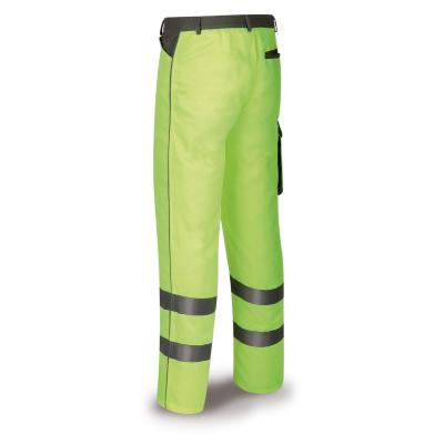 Pantalón Alta visibilidad poliéster/algodón 230 gr. 40