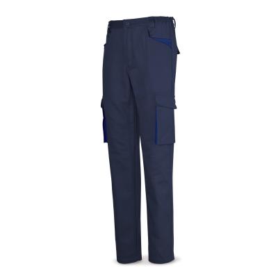 Pantalón azul marino en Algodón de 270 g. ultibolsillos 36