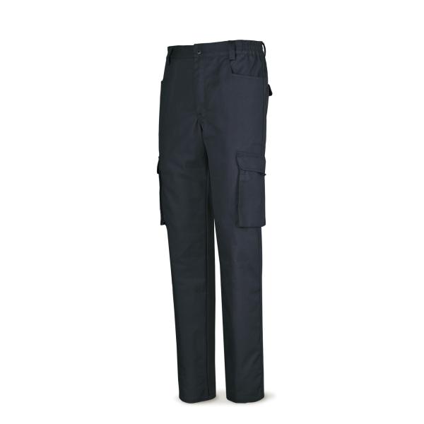Pantalón azul marino poliester/algodón de 245 g. ultibolsillo 36