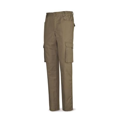 Pantalón beige poliester/algodón de 245 g. ultibolsillo 36