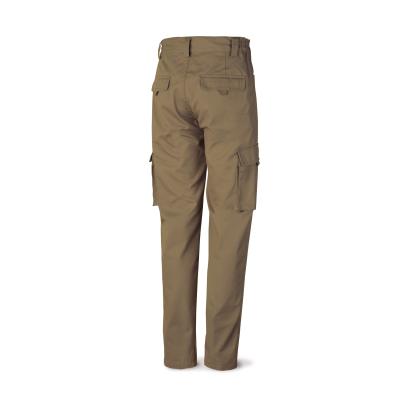 Pantalón beige poliester/algodón de 245 g. ultibolsillo 36