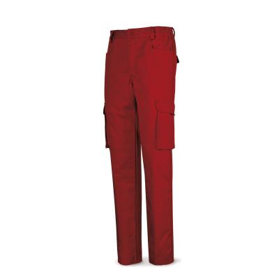 Pantalón rojo poliester/algodón de 245 g. ultibolsillo 36