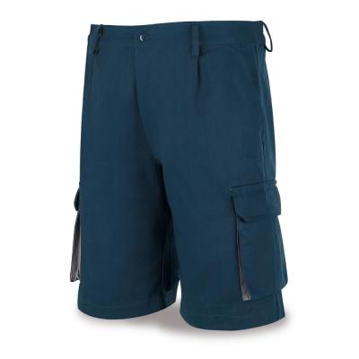 Bermuda azul marino algodón de 245 g. ultibolsillos 3840