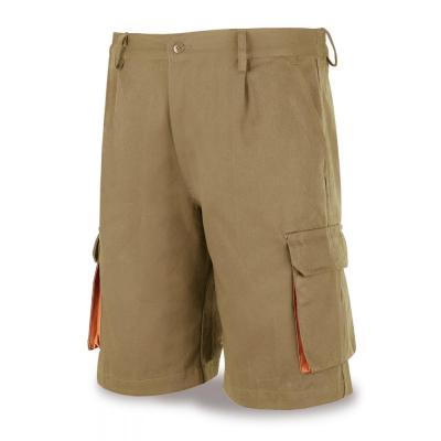 Bermuda beige algodón de 245 g. ultibolsillos 3840