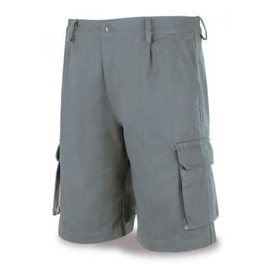 Bermuda gris algodón de 245 g. ultibolsillos 3840