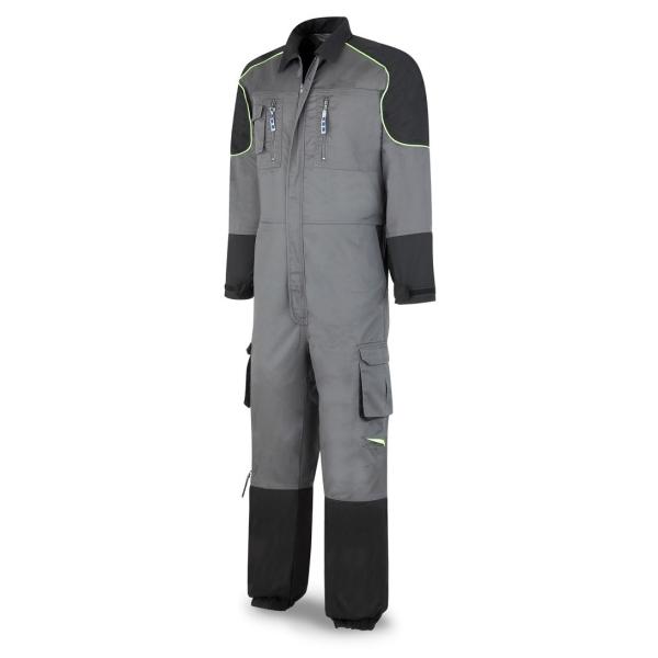 Buzo FIRT INE gris/negro poliéster/algodón 245 gr. 4850