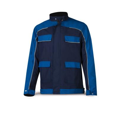 Chaqueta CANVA azulina/azul marino poliéster/algodón 245 gr. 5254