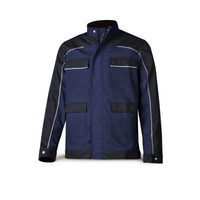 Chaqueta CANVA azul marino/negro poliéster/algodón 245 gr. 4850