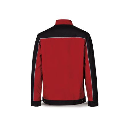Chaqueta CANVA rojo/negro poliéster/algodón 245 gr. 5254