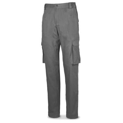 Pantalón TRETCH gris algodón 240 gr. ultibolsillo. 36