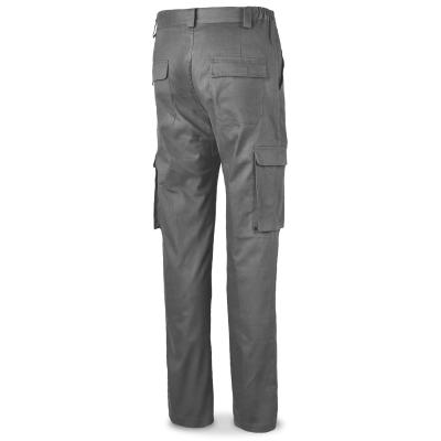 Pantalón TRETCH gris algodón 240 gr. ultibolsillo. 36