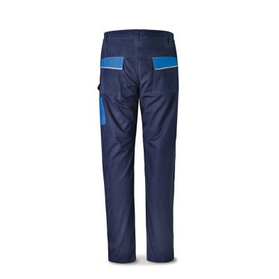 Pantalón CANVA azul marino/azulina poliéster/algodón 245 g. ultibolsillos 4244