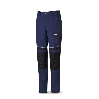 Pantalón CANVA azul marino/negro poliéster/algodón 245 g. ultibolsillos 3840