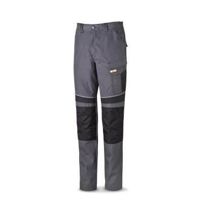 Pantalón CANVA gris/negro poliéster/algodón 245 g. ultibolsillos 4648