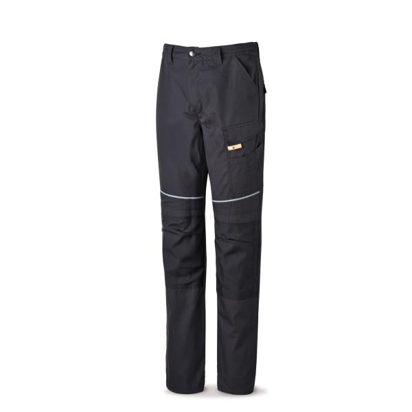 Pantalón CANVA negro poliéster/algodón 245 g. ultibolsillos 5052