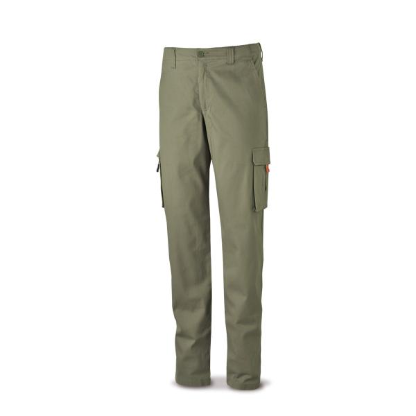 Pantalón TRETCH kaki en algodón 260 gr. ultibolsillos 34