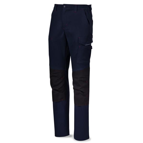 Pantalón TRETCH azul marino poliéster/algodón 245 gr. ultibolsillo 34