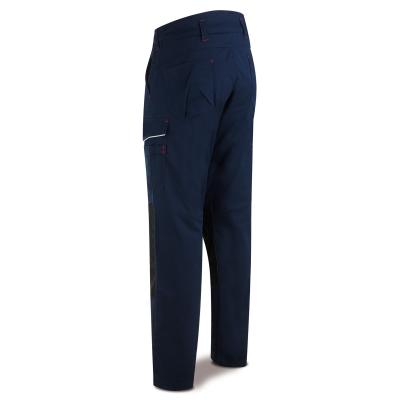 Pantalón TRETCH azul marino poliéster/algodón 245 gr. ultibolsillo 34