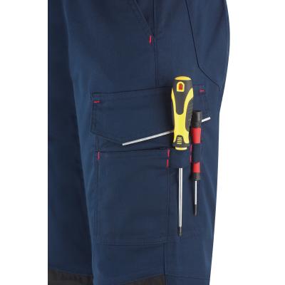Pantalón TRETCH azul marino poliéster/algodón 245 gr. ultibolsillo 34