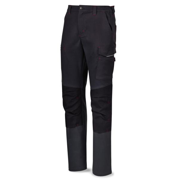 Pantalón TRETCH gris poliéster/algodón 245 gr. ultibolsillo 34
