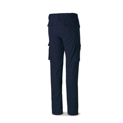 Pantalón TRETCH Pro eries azul marino algodón. 220 gr. ultibolsillos 34