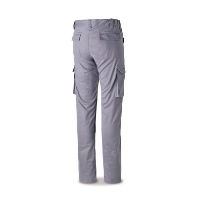 Pantalón TRETCH Pro eries gris algodón. 220 gr. ultibolsillos 34
