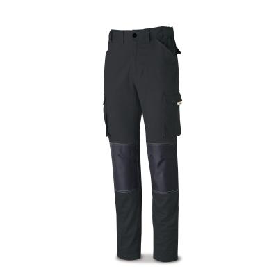 Pantalón TRETCH Pro eries negro algodón. 220 gr. ultibolsillos 34