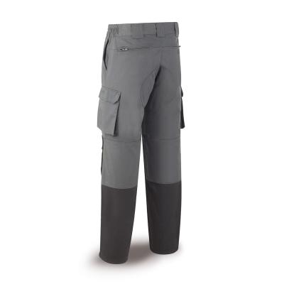 Pantalón FIRT INE gris/negro poliéster/algodón 245 gr. ultibolsillos 3840