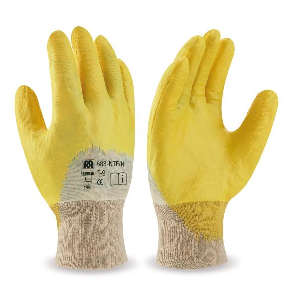 Dorso transpirable. Guante Nitrilo flexible con soporte de punto de algodón y puño elástico. 7