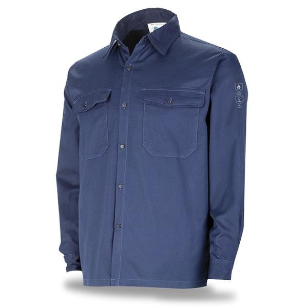 Camisa IGNÍFUGA y ANTIETÁTICA. (Tejido permanente) 180 gr. 3738
