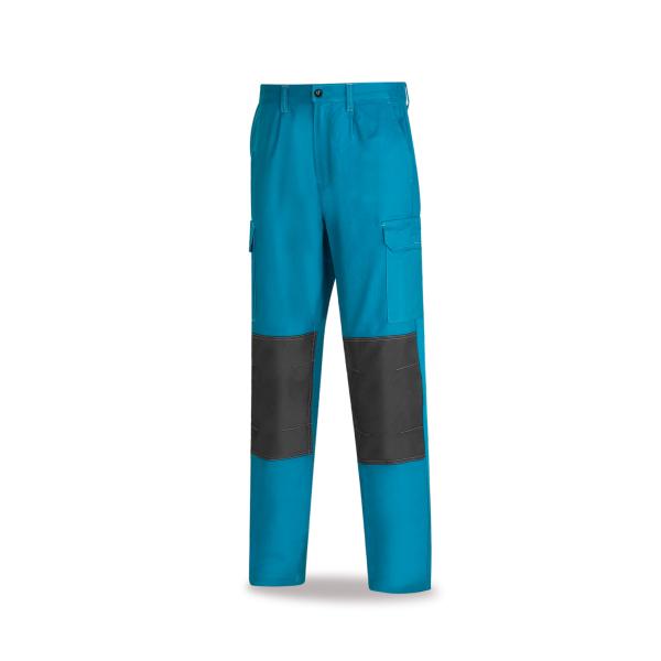 Pantalón TRETCH Pro eries azul eléctrico algodón 220 gr. ultibolsillos 3436