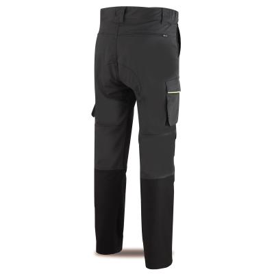 Pantalón PRO ERIE tretch gris/negro poliéster/algodón 245 gr. 3840