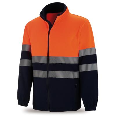 Chaqueta Polar Alta Visibilidad naranja/azul marino 280 gr. X