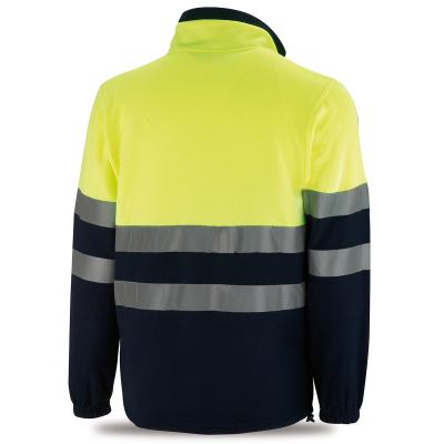 Chaqueta Polar Alta Visibilidad amarilla/azul marino 280 gr. X