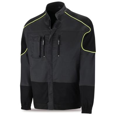 Chaqueta PRO ERIE tretch gris/negro poliéster/algodón 245 gr. 4850