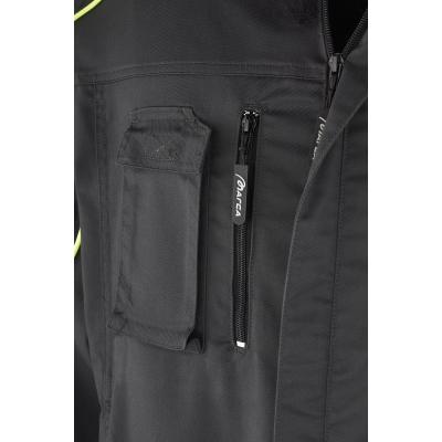 Chaqueta PRO ERIE tretch gris/negro poliéster/algodón 245 gr. 4850