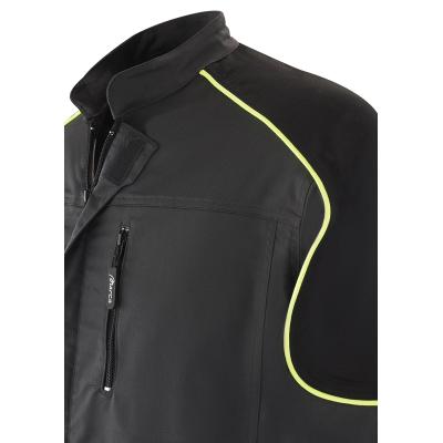 Chaqueta PRO ERIE tretch gris/negro poliéster/algodón 245 gr. 4850
