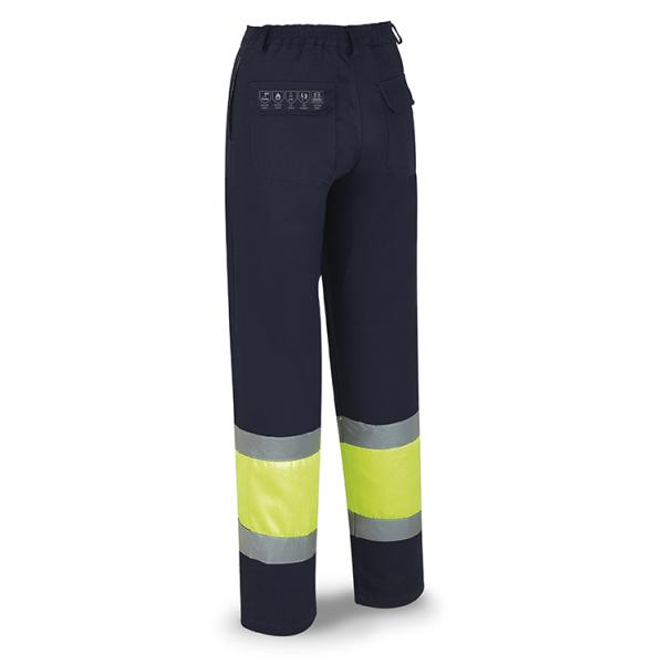 Pantalón IGNÍFUGO y ANTIETÁTICO Alta Visibilidad 260 gr. 3840