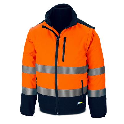 Cazadora OFTHE Alta Visibilidad bicolor. angas desmontables 310 gr