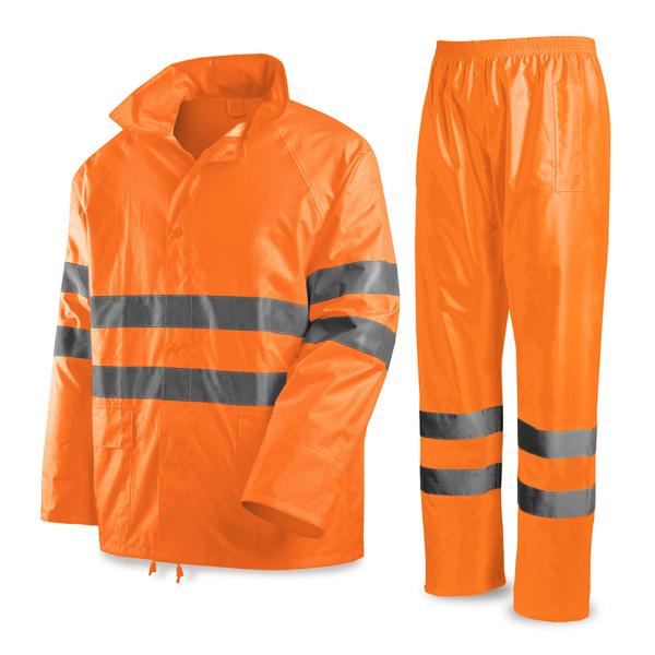 Traje de agua Alta Visibilidad naranja poliéster 135 g.