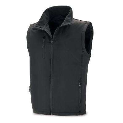 Chaleco oftshell doble lámina. Negro 280 gr.