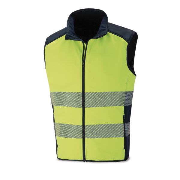 Chaleco Alta Visibilidad ofthell bicolor con bandas segmentadas. 300 gr.